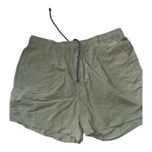Columbia Backcast Olive Green Drawstring Shorts size large